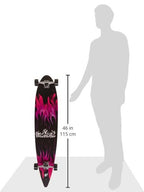 Krown Purple Flame Complete Longboard Skateboard