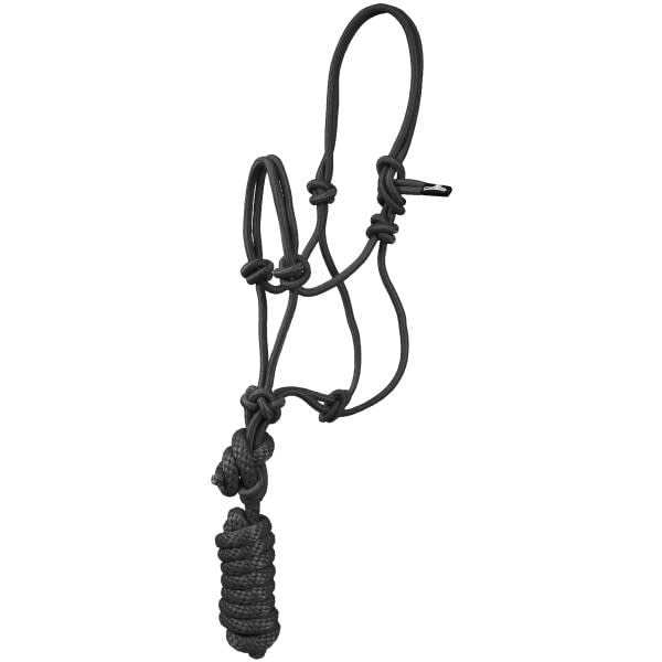 Mustang Pony/Mini Mountain Rope Halter/Lead Purple,Black,One Size