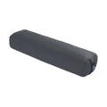Hugger Mugger Junior Yoga Bolster - Gray - Narrower Profile, Very Firm, Great for Smaller Yogis, Heart-Opening poses or Under th