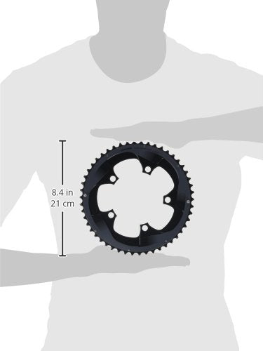 Sram Force 22 50T 110Mm Bcd Yaw Chainring Black For Hidden Or Non-Hidden Bolt Use With 34T