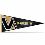 Rico Industries Ncaa Vanderbilt Commodores Primary 12'' X 30'' Felt Wall D  Cor Pennant - Great For Home/Bed Room/Man Cave D  Co