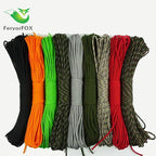 7-core 4mm umbrella rope polypropylene fiber multi-function mountaineering paratrooper traction rope life-saving equipment fixed safety umbrella rope