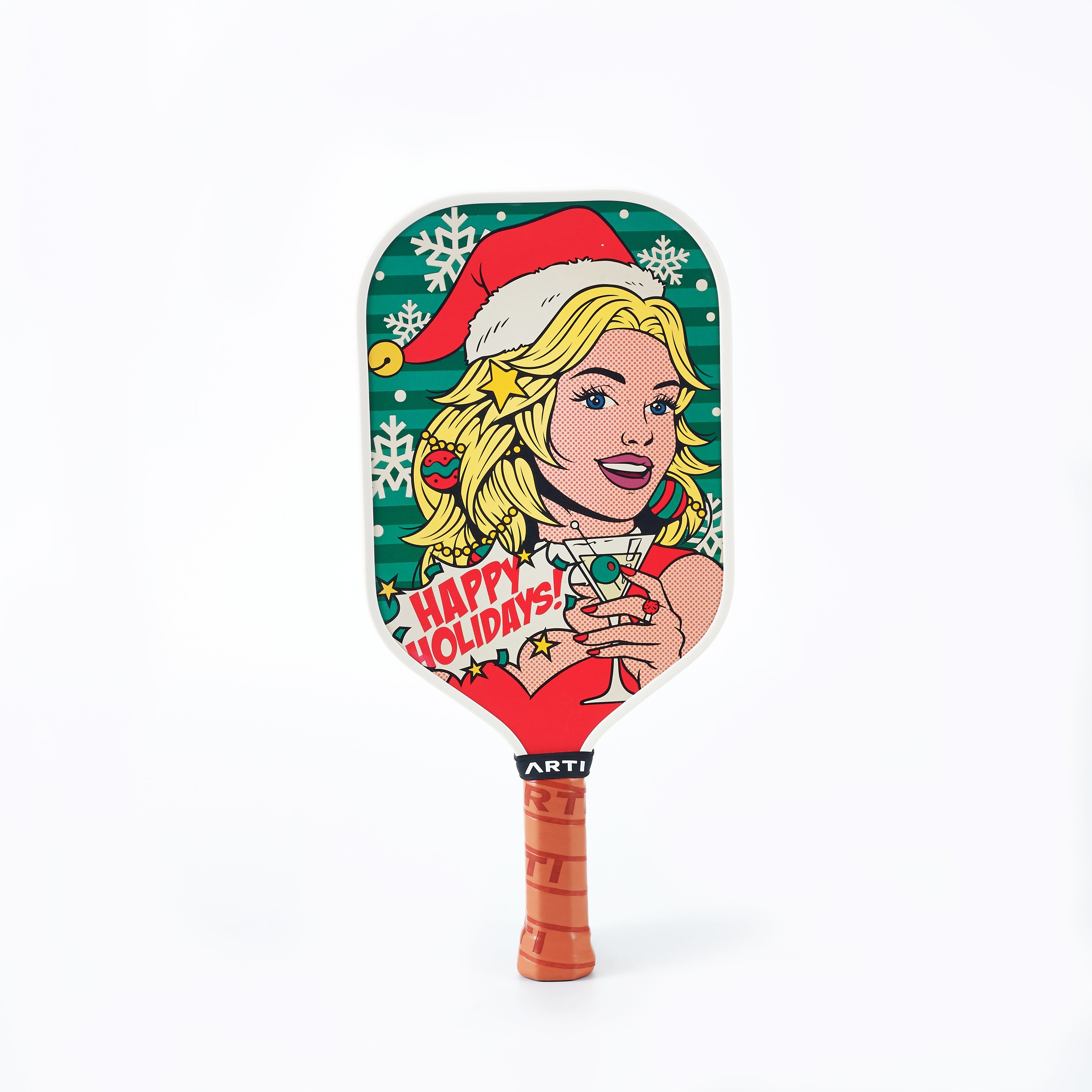 ARTI 16mm Carbon Fiber Kristen&Kristy "Happy Holidays" Paddle