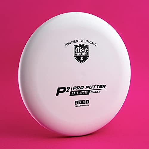 Discmania D-Line P2 Flex 2 Disc Golf Putter 173-176G (Colors May Vary)