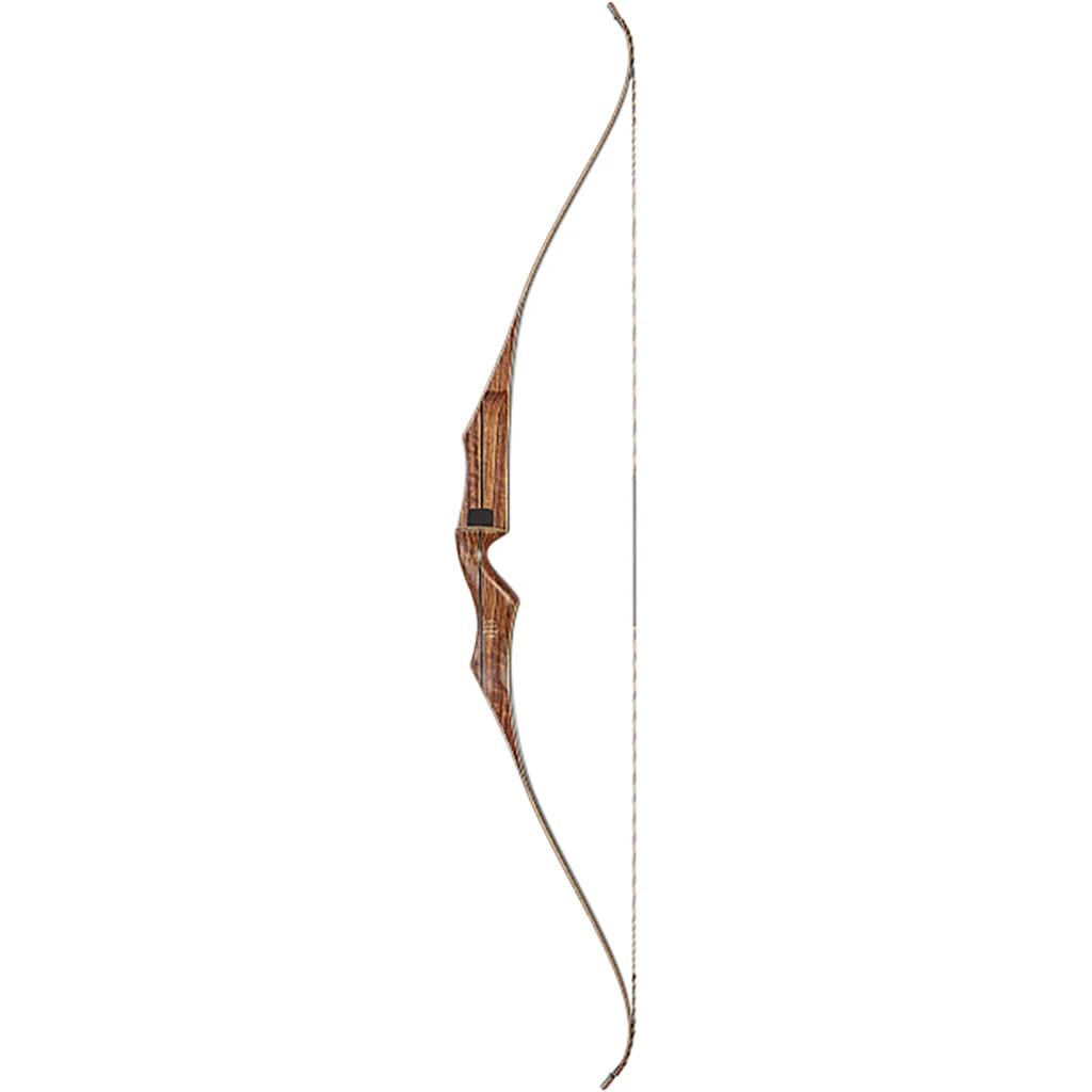 Bear Archery Super Kodiak 60 Recurve Bow Right Hand 40 lb Dymondwood Riser Maple and Fiberglass Limbs, Black/Brown Maple
