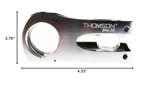 Thomson X4 31.8 Bicycle Stem (1-1/8 X 0-Degree X 70Mm, Silver)