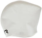 Tyr Long Hair Wrinkle-Free Silicone Swim Cap, White