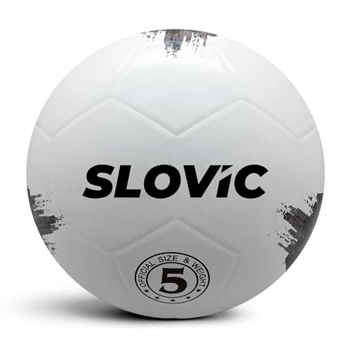 Slovic Professional Football [Size5] | Hard Ground FootBall | Ideal For Grass Ground & Artificial Turf | Training Foot Ball |