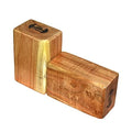 FIRE FITNESS set of 2 yoga blocks handmade woodden yoga block provides hand straching,yoga blocks support for yoga and stability
