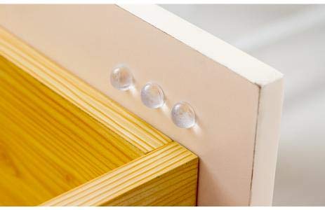 Eshanmu Clear Soft Close Drawer Cabinet Door Bumpers - 10Mm4Mm - Sound Dampening Adhesive Transparent Rubber Pads Feet - Surface