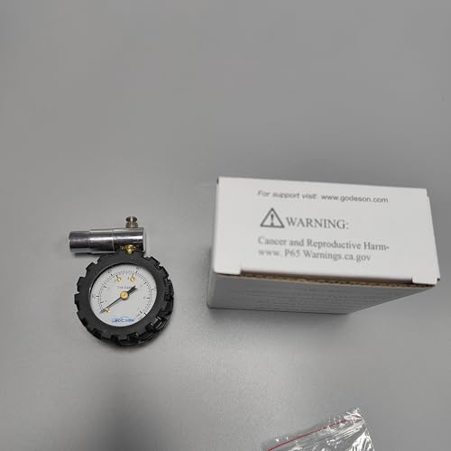 Presta Valve Gauge, Godeson Analog Presta Valve Bicycle Tire Pressure Gauge,100Psi/7Bar, Suitbale For Hybrid Bike Tire Inflation