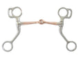 AJ Tack Copper Mouth Tom Thumb Miniature Horse Bit 3.75