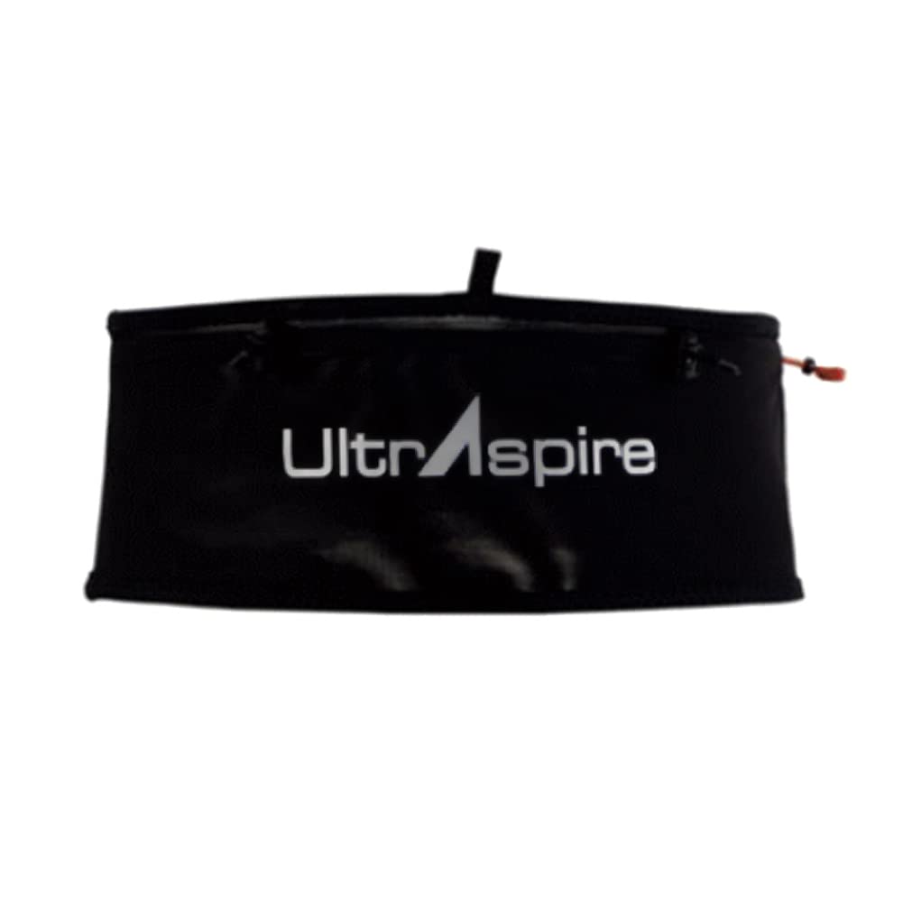 UltrAspire Fitted Race Running Waist Belt - 2.0 Black, X-Small (Waist Size: 25-27)