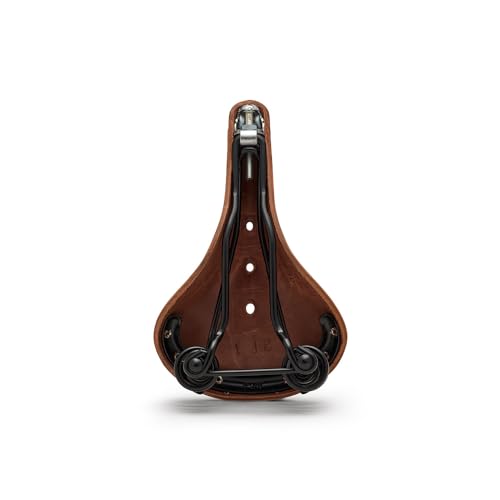 Brooks Saddles Men'S Flyer Bike Saddle, Antique Brown/Black Steel