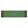 Detroit Tigers Putting Green Mat  1.5ft. x 6ft.  Detroit Script Alternate Logo