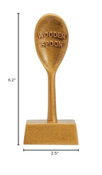 Juvale Golden Spoon Award Cooking Trophy For Chili Cook Off, Baking Contest, Best Cookie, Salsa Competition, Funny Food Prize (2
