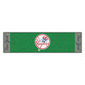 New York Yankees Putting Green Mat  1.5ft. x 6ft.  Circular Yankees Primary Logo