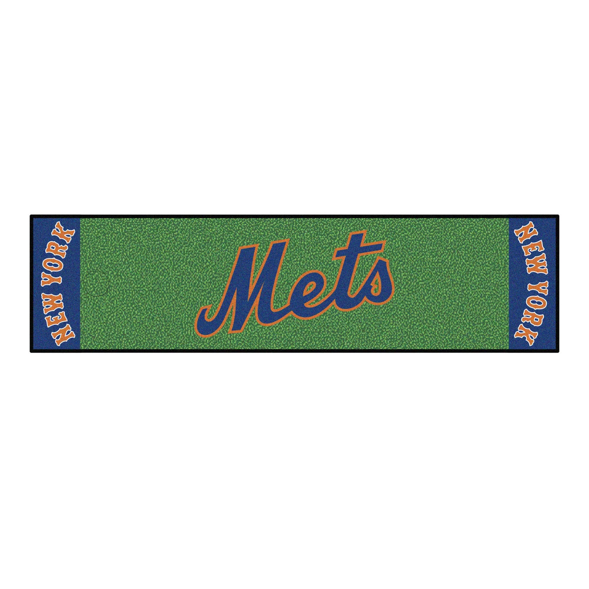 New York Mets Putting Green Mat  1.5ft. x 6ft.  Mets Script Alternate Logo