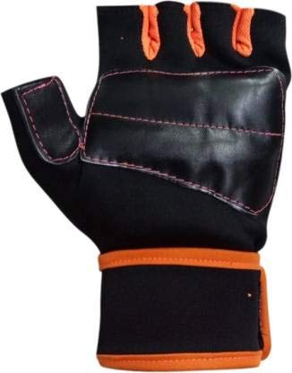 Vellora Sunbeam Half Finger Gym Gloves Fitness Training Gym Gloves/Functional Hand Protector (Free Size)