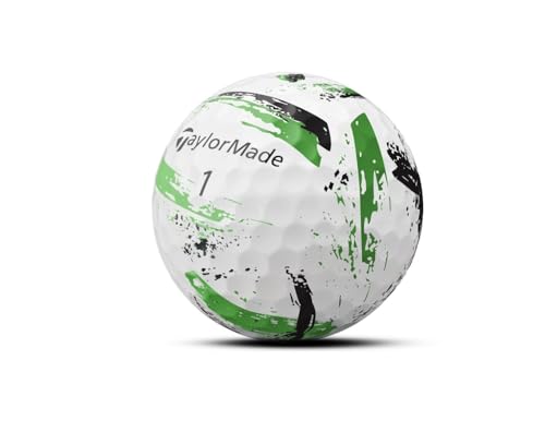 Taylormade Golf Speedsoft Ink Golf Balls Green One Dozen