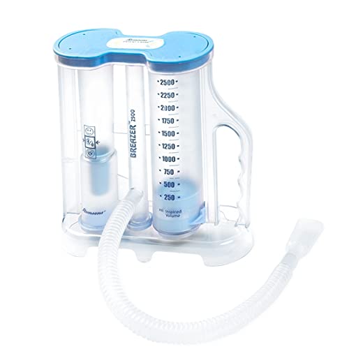 Romsons Breazer 2500 Volumetric Respiratory Exerciser 3 Ball Lung Exerciser, Hygenic, Washable Respiratory Exerciser Respiromete