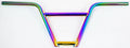 Professional R4 BMX 4 Piece 4130 Tall Chromoly Handlebar 9.5 Rise, Choose Your Color (Oil Slick)