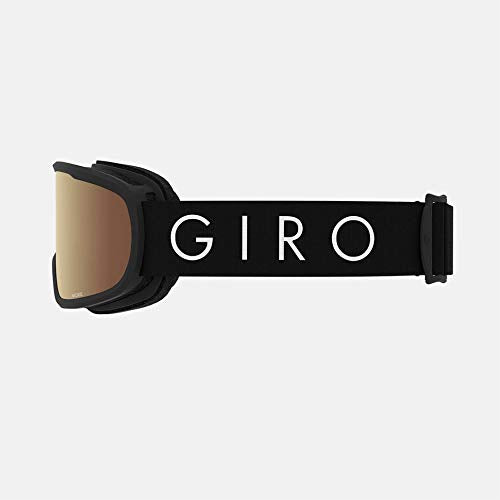 Giro Moxie Ski Goggles - Snowboard Goggles For Women  Youth - Black Core Light Strap With Amber Goldyellow Lenses