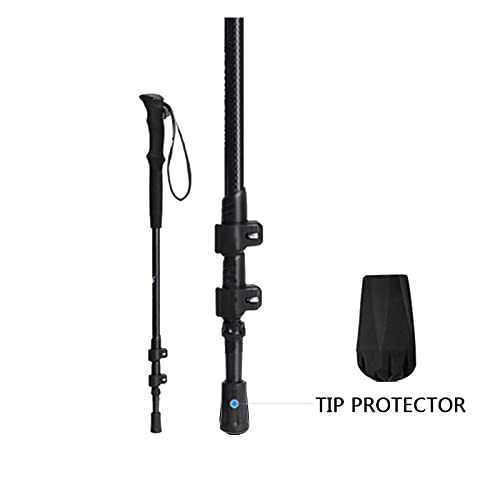 Diooid Hiking Pole Tips Extra Thick And Wear Resisting Trekking Pole Tips Replacement Pole Rubber Tip Protectors Fits Most Stand