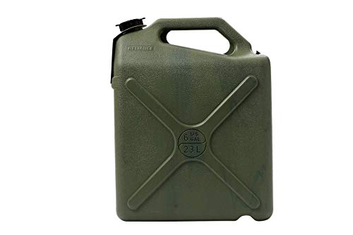 Reliance Products Desert Patrol 6 Gallon Rigid Water Container, Green , 14.8 Inch X 6.3 Inch X 19.0 Inch