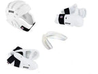 Proforce 6 Piece Karate Sparring Gear Set Combo (Red, Child Med)