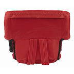 Oniva - A Picnic Time Brand Ventura Reclining Stadium Seat With Back Support - Bleacher Seat - Beach Floor Chair, (Red)