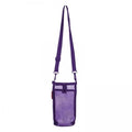 Calandis 2Xwater Bottle Carrier Nylon Mesh Water Bottle Holder For School Sports Travel Purple