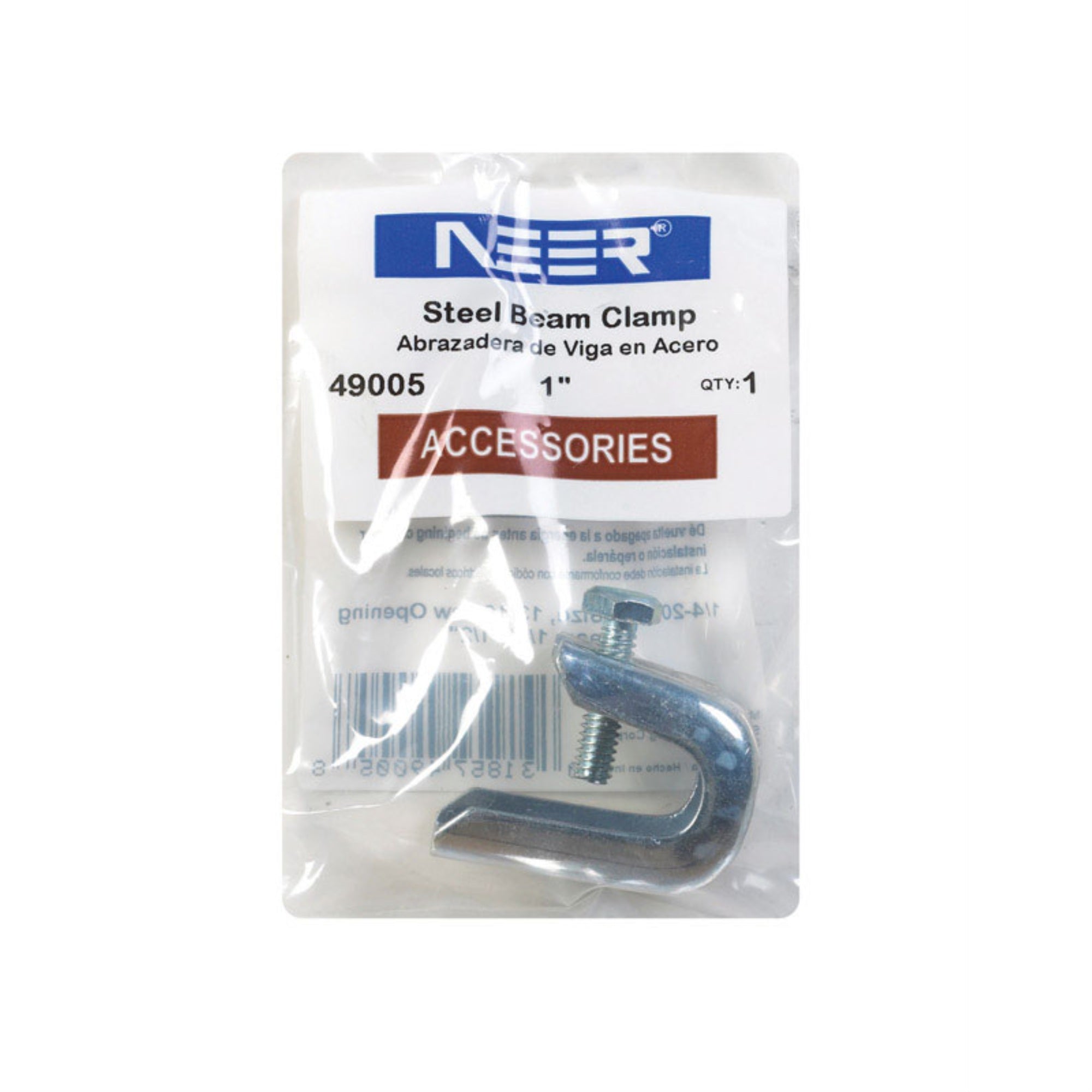 CLAMP BEAM STEEL1/420 (Pack of 25)