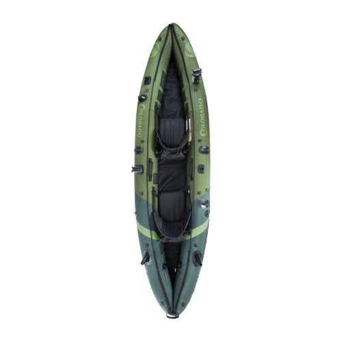Sevylor Colorado 2-Person Inflatable Fishing Kayak With Paddle & Rod Holders, Adjustable Seats, & Carry Handle; Kayak Can Fit Tr
