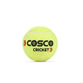 Cosco Cricket Normal Force Leather Tennis Ball (Yellow) Pack of 6
