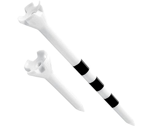 Maxfli Performance Series Low Resistance 3.25'' & 1.5'' White Golf Tees - 50 Pack