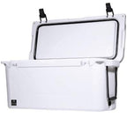 Bison Coolers Large 75 Quart White Cooler  Made In The Usa