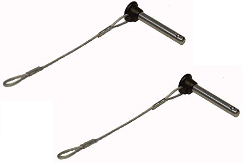 Marine Part Depot Two Stainless Bimini Top 3/16'' Pull Pins