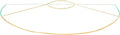 Bownet Portable Womens Lacrosse 8m Arc, Regulation Size, Indoor/Outdoor, High-Visibility Orange, Quick Setup, Multi-Surface Stab