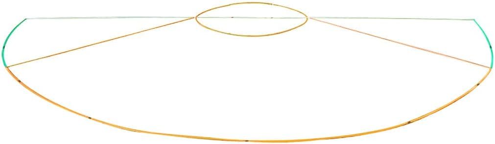 Bownet Portable Womens Lacrosse 8m Arc, Regulation Size, Indoor/Outdoor, High-Visibility Orange, Quick Setup, Multi-Surface Stab