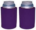 Blank Thick Foam Old School Can Cooler (2 Pack, Purple)