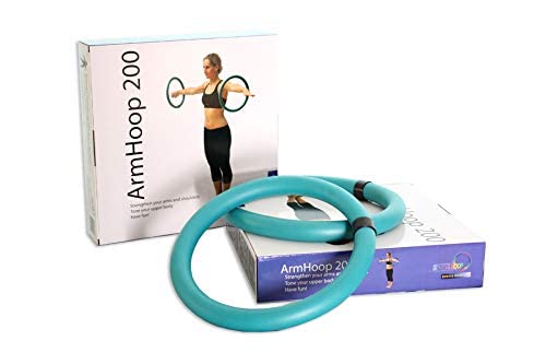 Weighted Sports Hoop: Armhoop 400 - Box 400 Gram. 2 Hoops, Workouts And Exercises, Multi-Color