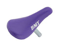 12'' Saddle W/Post Bmx Purple. Bike Seat, Bicycle Seat, Bike Part, Bicycle Part, Seat For Bike