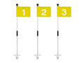 olf Flagstick with Flag Surface - Portable Design, Ideal for Yard Practice Putting Green
