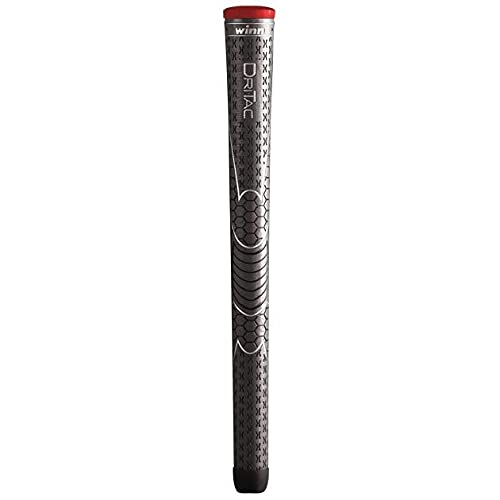 Winn Dri-Tac Standard Dark Gray - 9 Piece Golf Grip Bundle