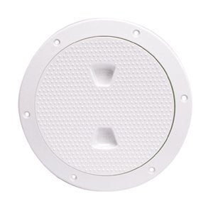 Beckson Dp62-W Screw-Out Deck Plate, White, 1 Count (Pack Of 1)