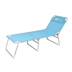 Old Bahama Bay Cot With Pillow 4-Positions Folding Recliner Lounger Bed For Camping/Travel/Beach/Hiking/Patio, Supports 250Lbs,