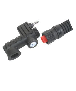 Zeagle Power & Oral Inflator Head Low Pressure Older & Newer Options, Newer Screw On Zip Tie Mount