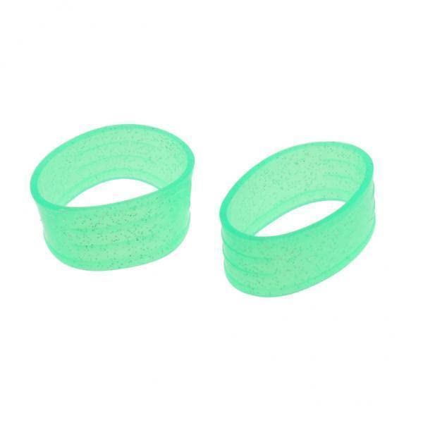 Trendynest 2Xbadminton Squash Tennis Racket Handle Grip Fix Ring Protector Green