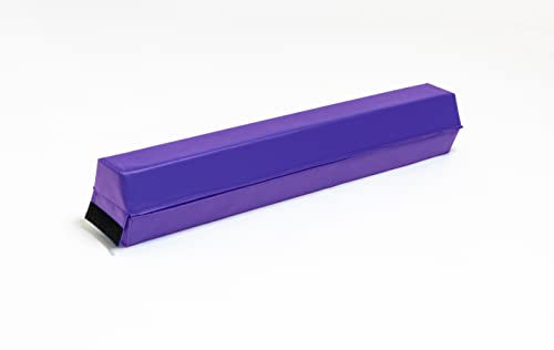 We Sell Mats - 6 Foot Pro Balance Beam - Vinyl Surface Folding Beam - Durable Gymnastics Beam - Purple